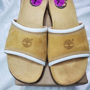 NWOT Timberland slides